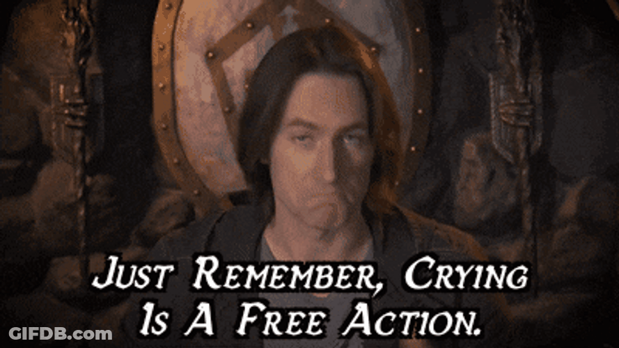 DND Crying Is A Free Action GIF