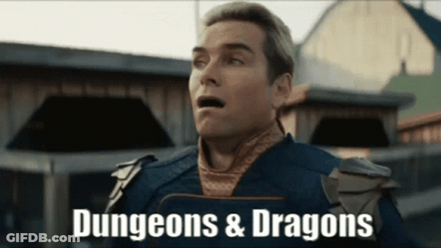 DND Dungeons & Dragons Homelander GIF