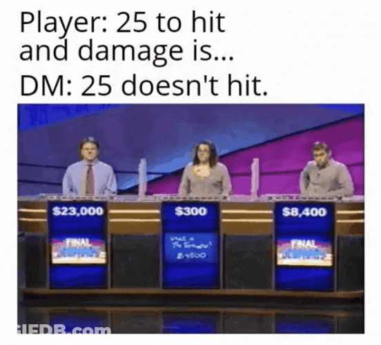 DND Jeopardy Meme What GIF