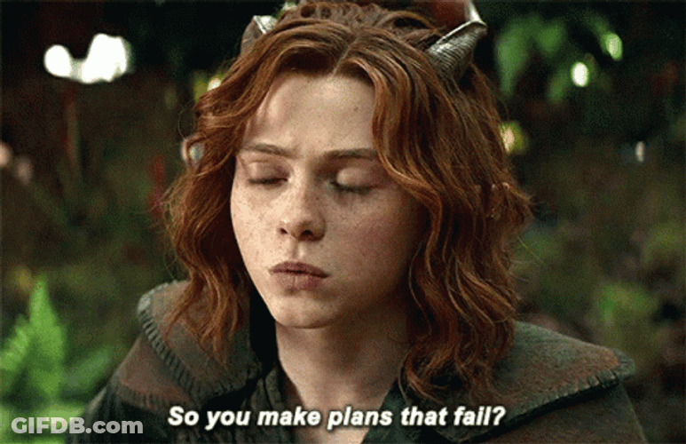 DND Make Plans That Fail GIF