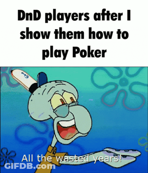 DND Players Playing Poker GIF