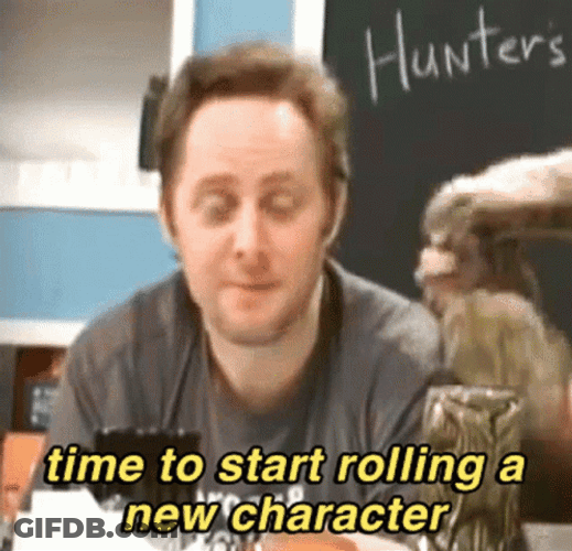 DND Time To Start Rolling A New Character GIF