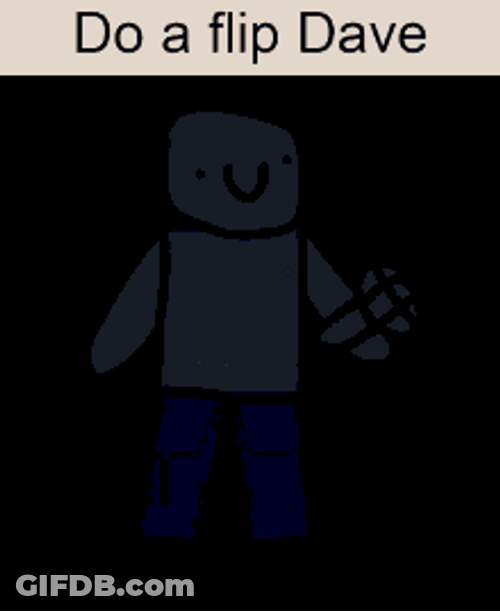 Do A Flip Dave Animation GIF