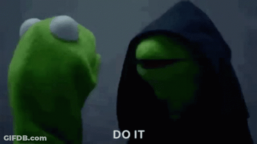 Do It Do It Kermit The Frog Palpatine Sith Lord GIF