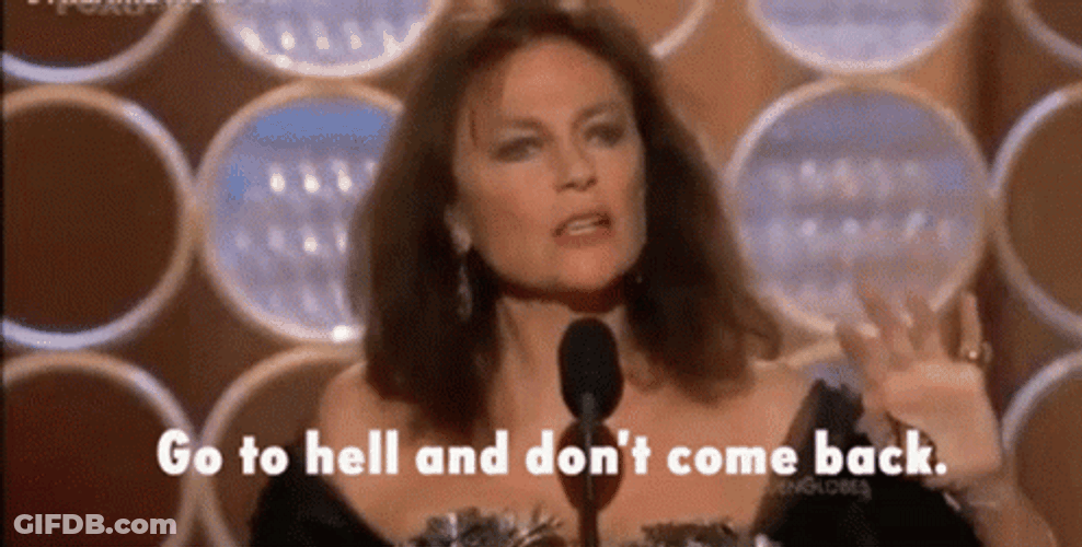 Do Not Come Back By Jacqueline Bisset GIF