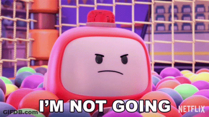 Do Not Come Because I'm Not Going Freddie Firetruck GIF