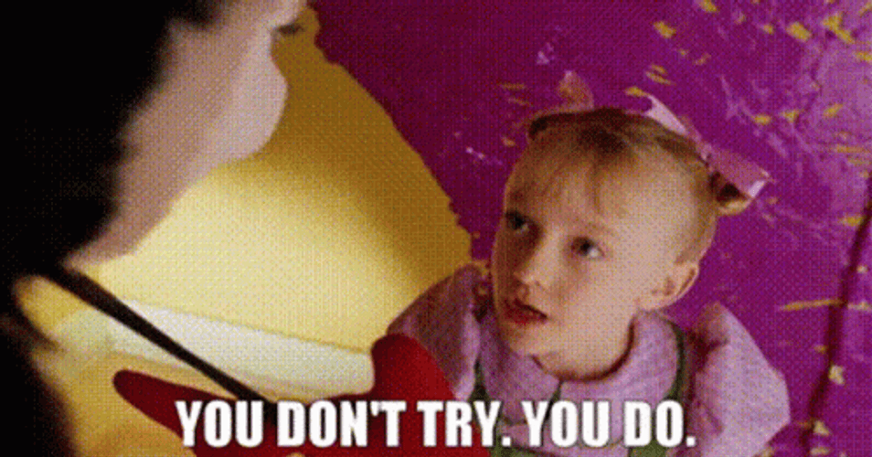 Do Or Do Not There Is No Try Dakota Fanning GIF