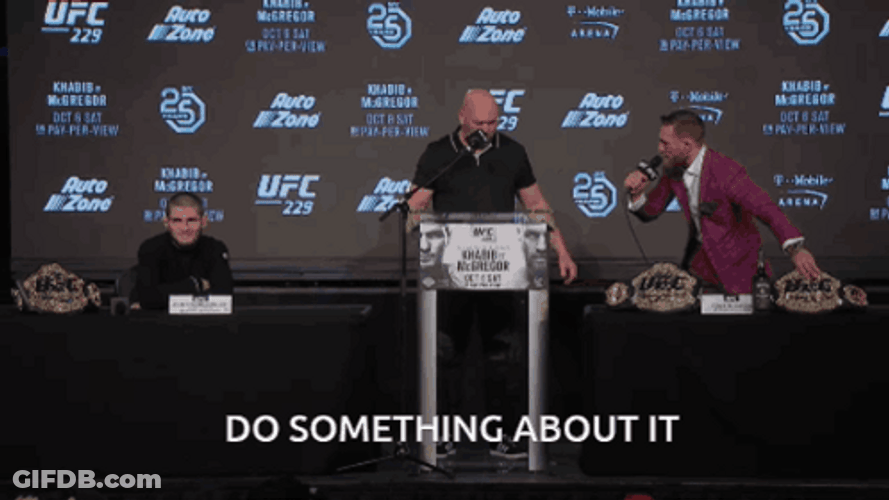 Do Something About It Dana White GIF