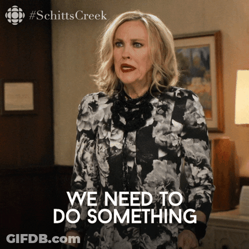 Do Something Panicking Schitts Creek GIF