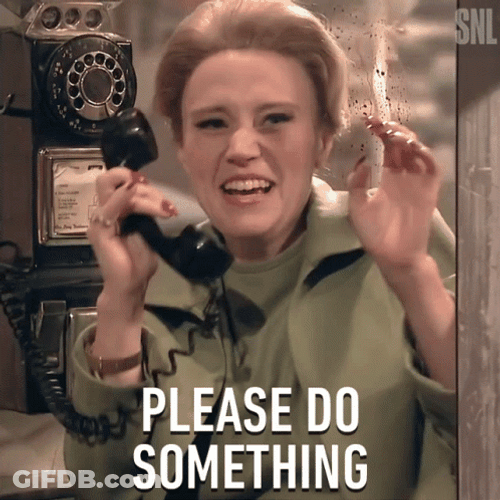 Do Something SNL Kate McKinnon GIF