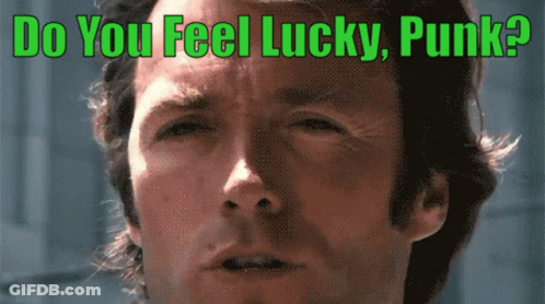 Do You Feel Lucky Punk GIF