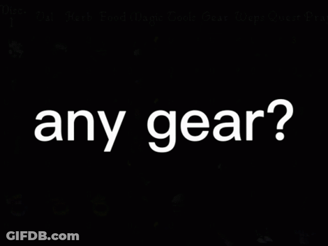 Do You Have Any Gear GIF