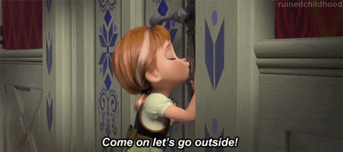 Do You Want To Build A Snowman Anna Duckface GIF