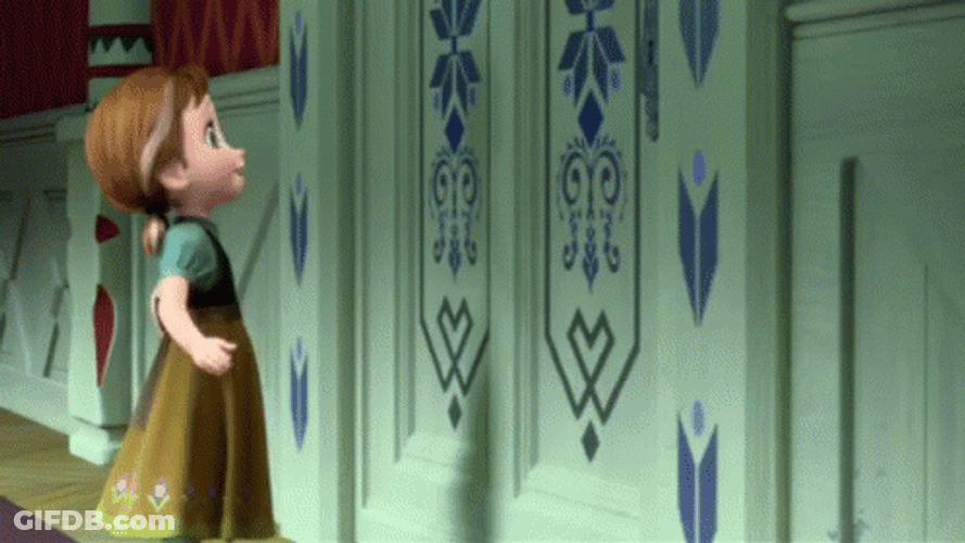 Do You Want To Build A Snowman Anna Frozen GIF