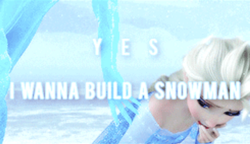 Do You Want To Build A Snowman Elsa Frozen GIF
