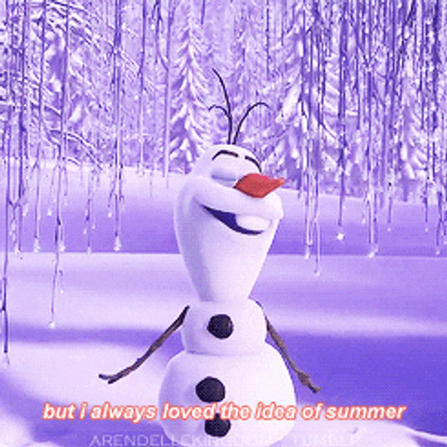 Do You Want To Build A Snowman Excited Olaf GIF