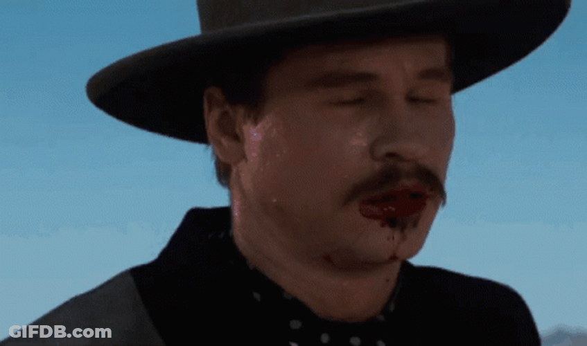 Doc Holliday Bleeding GIF