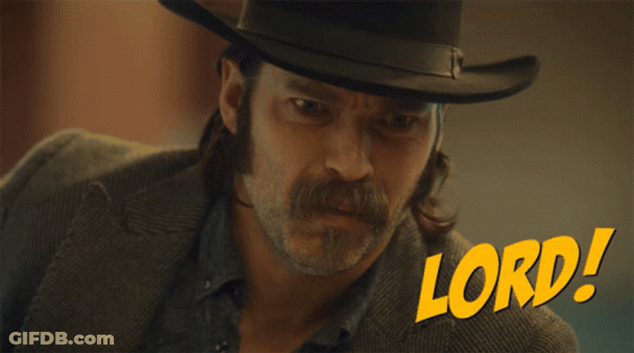Doc Holliday Shocked Reaction Lord Wynonna Earp GIF