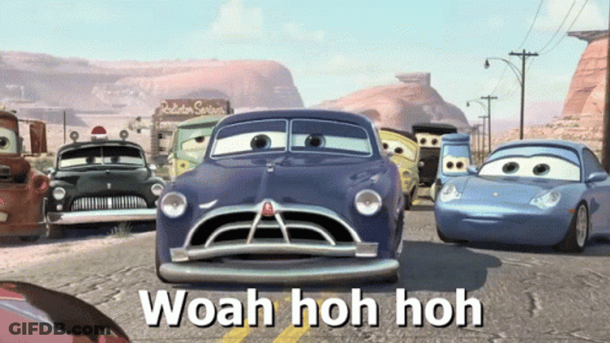 Doc Hudson Cars Movie GIF