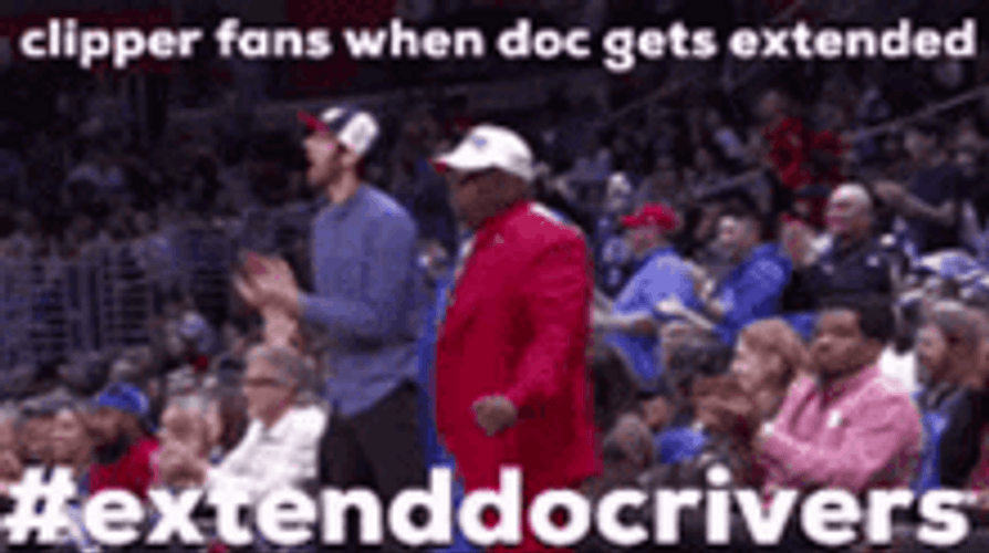 Doc Rivers Clippers Fan When Doc Gets Extended GIF