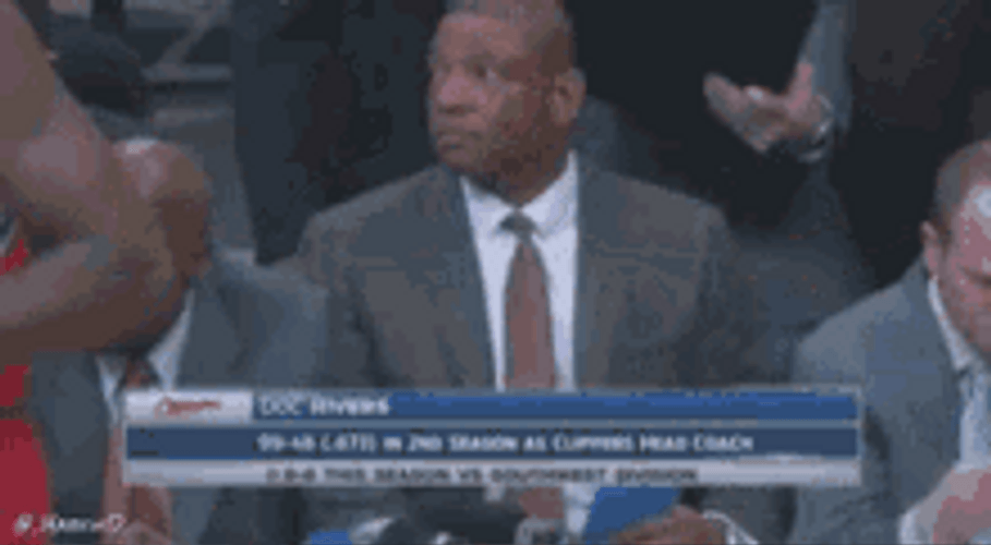 Doc Rivers Head Rolling Dizzy Funny Face GIF