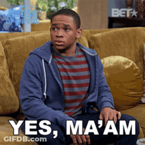 Doc Shaw Sitting Couch Yes Ma'am GIF