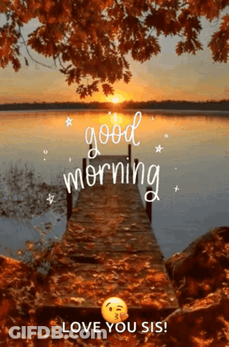 Dock Good Morning Love You Sis GIF