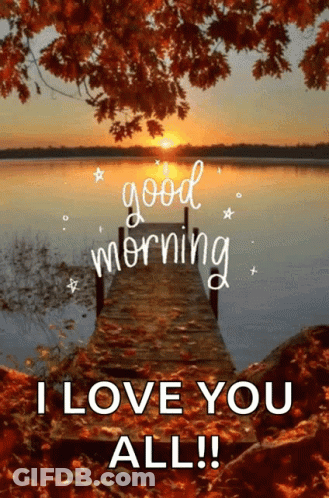 Dock With Good Morning I Love You GIF