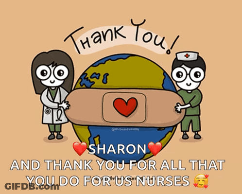 Doctor And Nurse Saying Thank You Sharon GIF