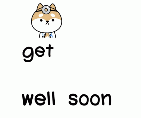 Doctor Cat Get Well Soon GIF
