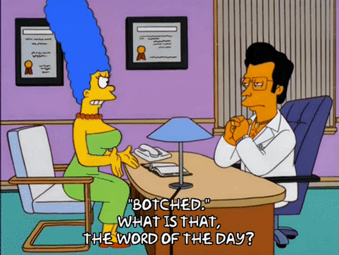 Doctor Checked Large Marge Simpson GIF