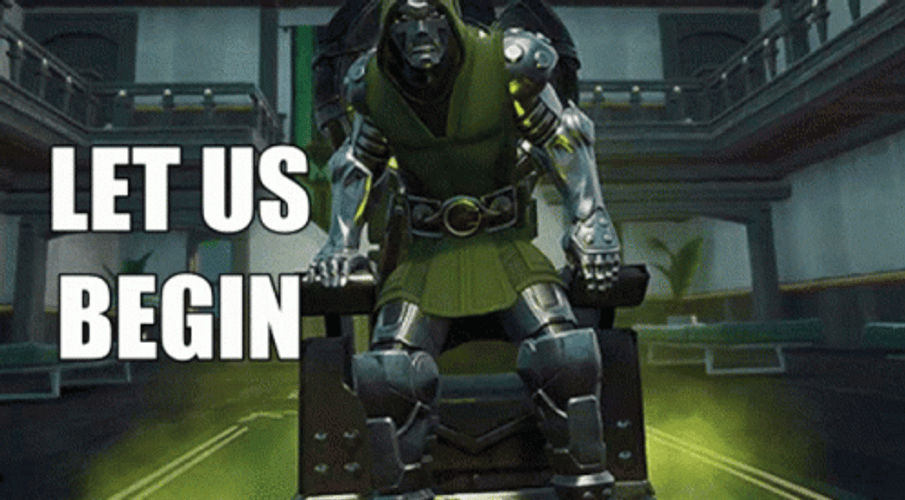 Doctor Doom Let Them Begin The Fight GIF