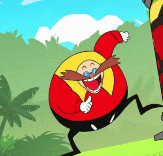 Doctor Egg Man Knuckles Dancing GIF