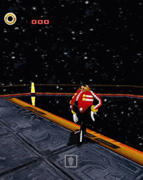 Doctor Eggman Kick Game Fall GIF