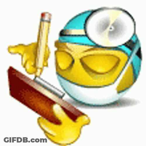 Doctor Emoji Writing GIF