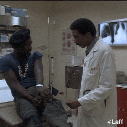 Doctor Hit His Patients Head That Sure Hurt GIF