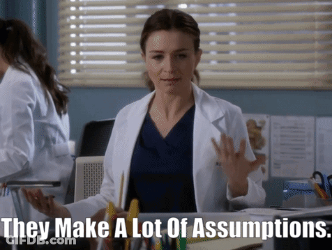 Doctor Making Assumptions In Front Of Window GIF