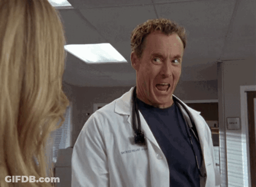 Doctor Michael Williams In White Coat With Stethoscope GIF