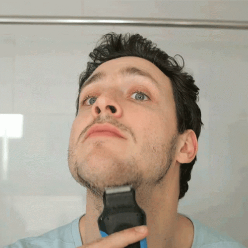 Doctor Mike Shaving Meticulously GIF