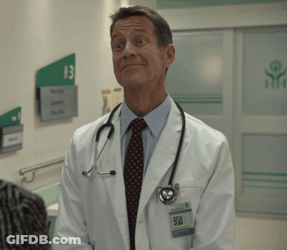 Doctor's Head Nodding GIF