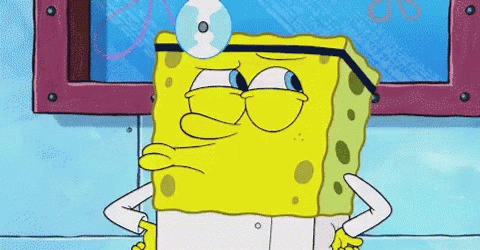 Doctor SpongeBob Thinking GIF