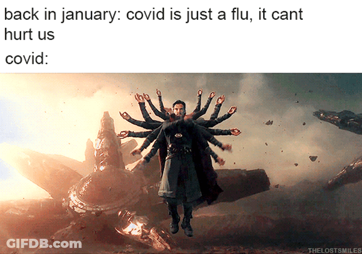 Doctor Strange Covid Simple Flu GIF