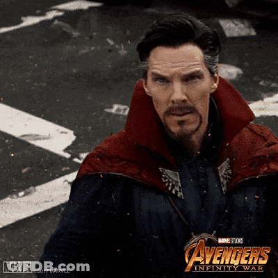 Doctor Strange In Avengers Infinity War Standing GIF