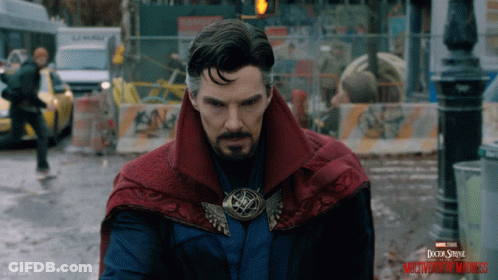 Doctor Strange In The Multiverse Of Madness Red Cape GIF
