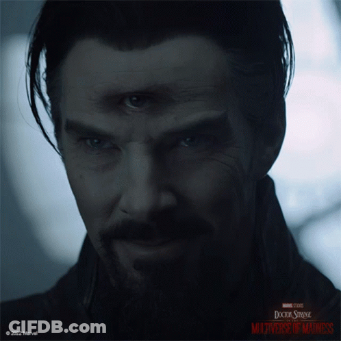 Doctor Strange Multiverse Of Madness Close Up Face GIF