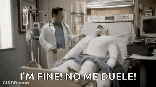 Doctor Talking To Patient In Hospital Bed GIF