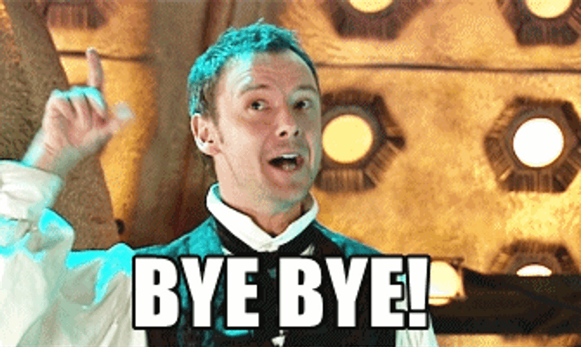 Doctor Who Bye Bye GIF