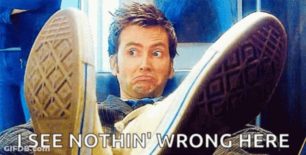 Doctor Who Not That There's Anything Wrong With That GIF