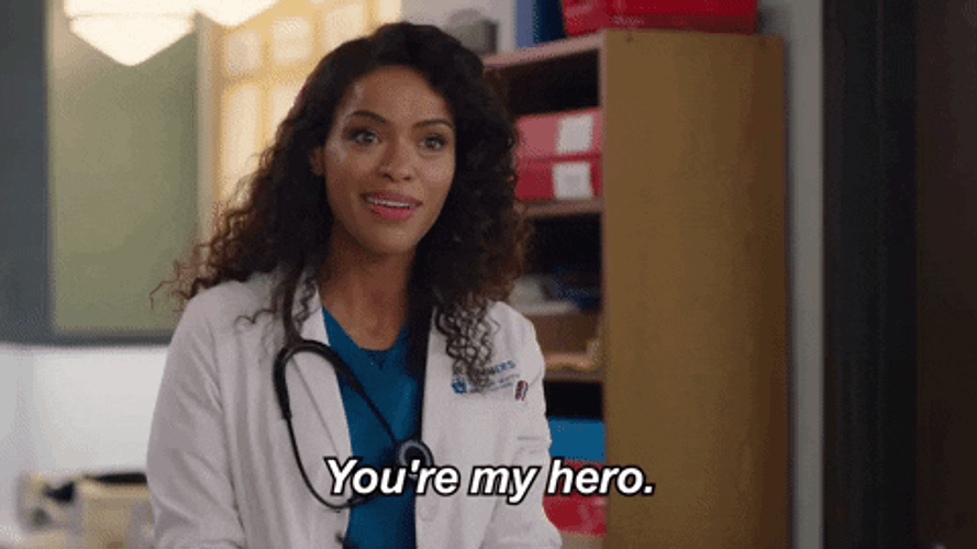 Doctor You're My Hero GIF