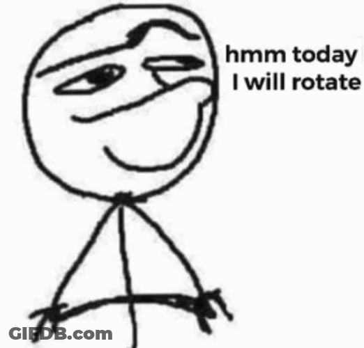 Doddle Man Rotate His Body GIF